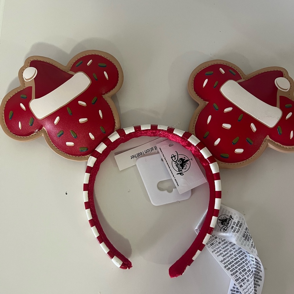 Disney Red and White Mickey Ears Headband